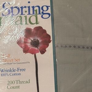 Spring Maid Gray colored Full Sheet set
